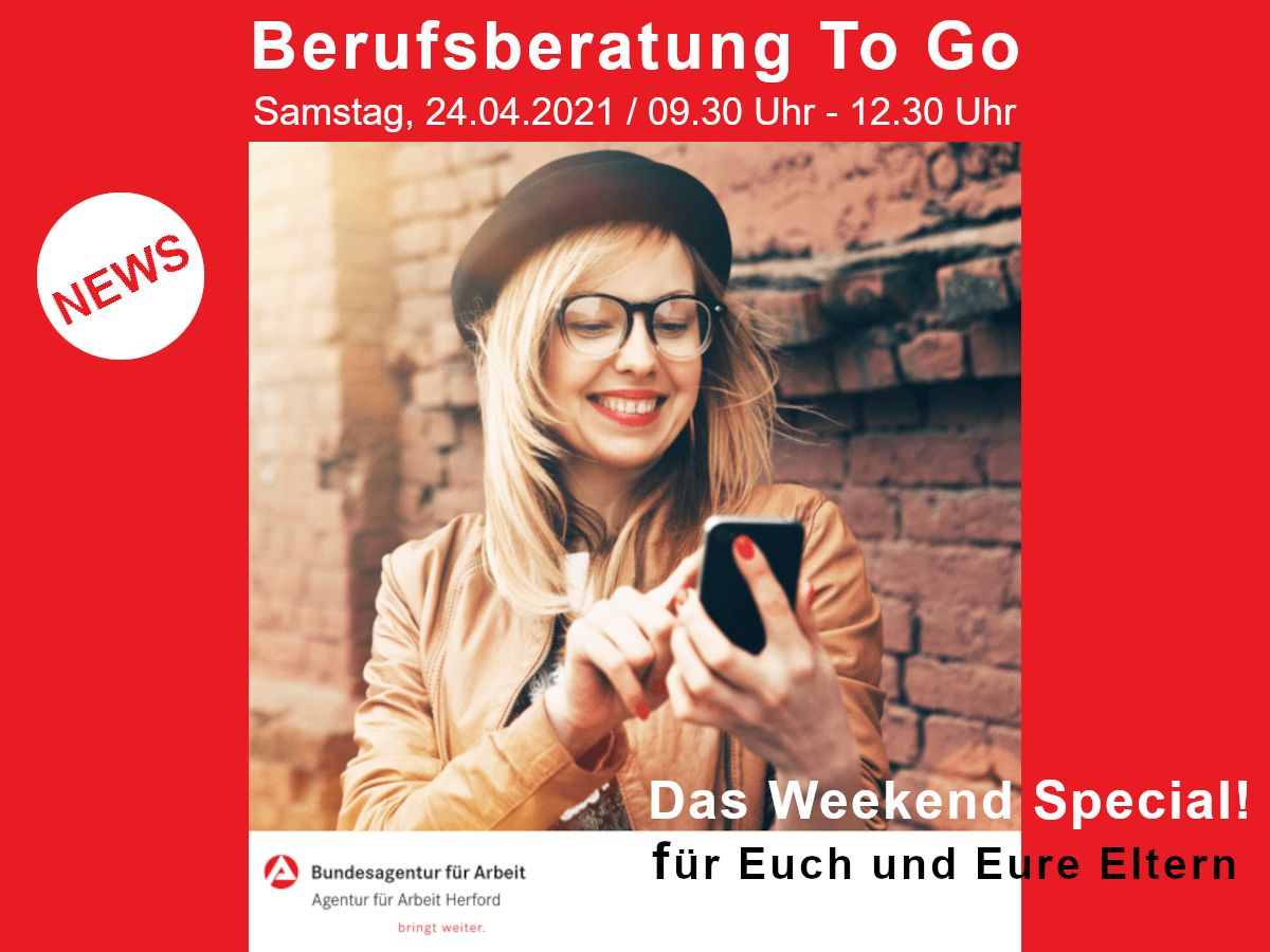 Berufsberatung – Weekend&nbsp;Special